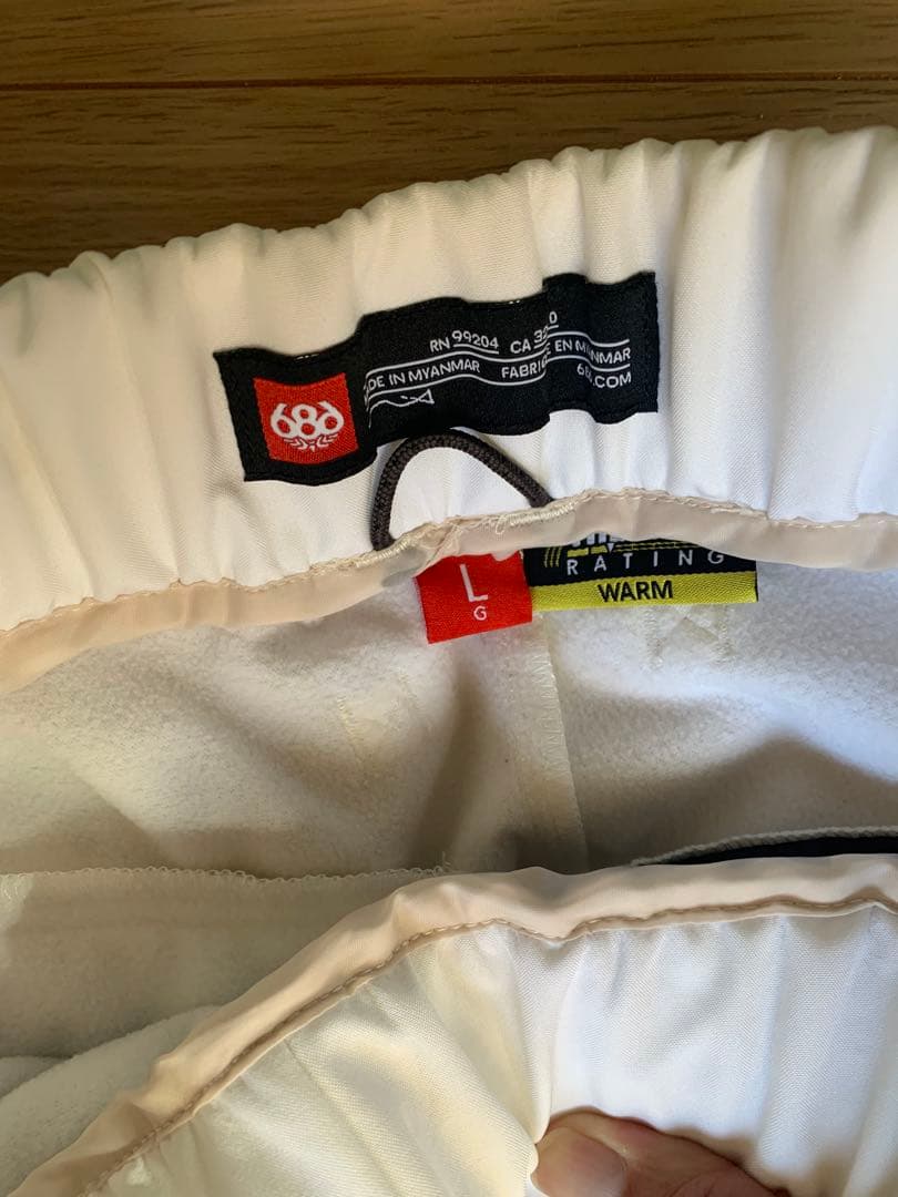 【ほぼ新品】SIXEIGHTSIX カラーブロックパンツ 686