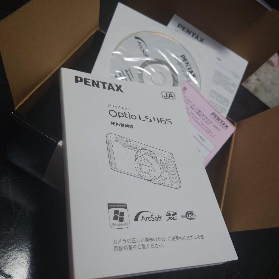 PENTAX Optio LS465 パープル 16MP 5倍ズーム 新品未使用