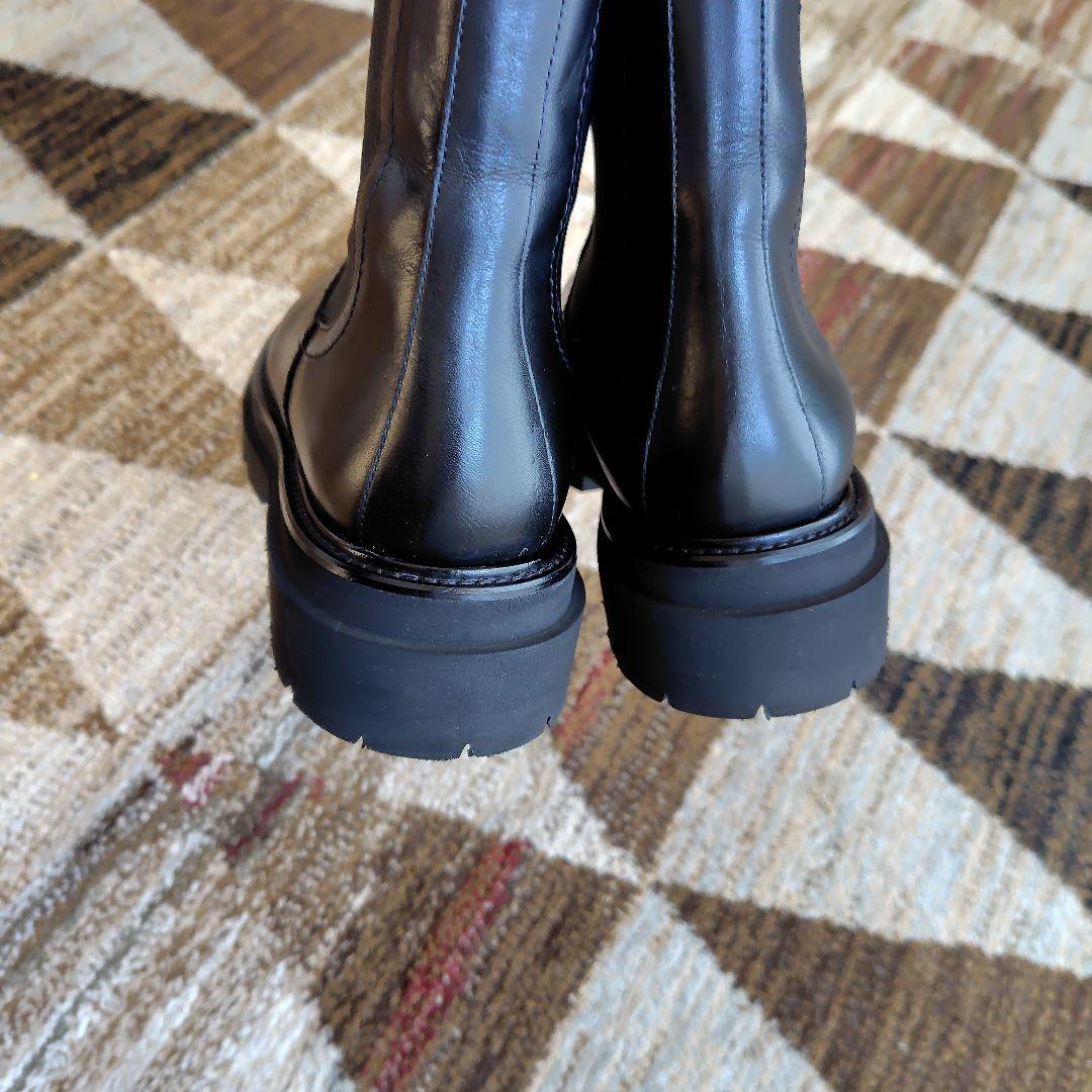 PASCUCCI レザー サイドゴアブーツ　軽量 厚底 9438 【美品】