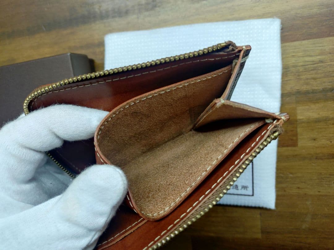 は*様 売り切ります！土屋鞄 ディアリオハンディーLファスナー 美品