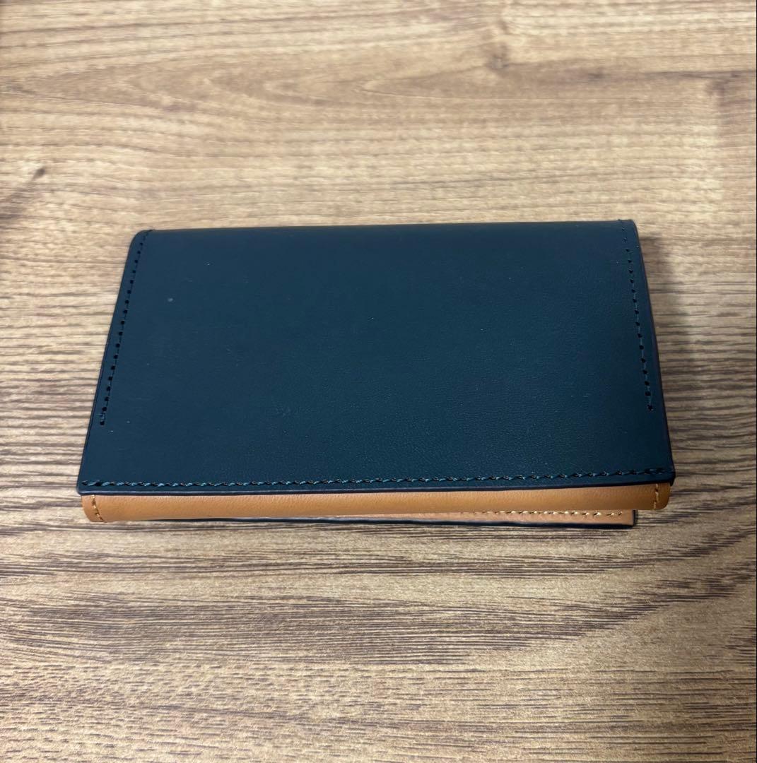 ポールスミス　名刺入れ　グリーン　オシャレ　メンズ