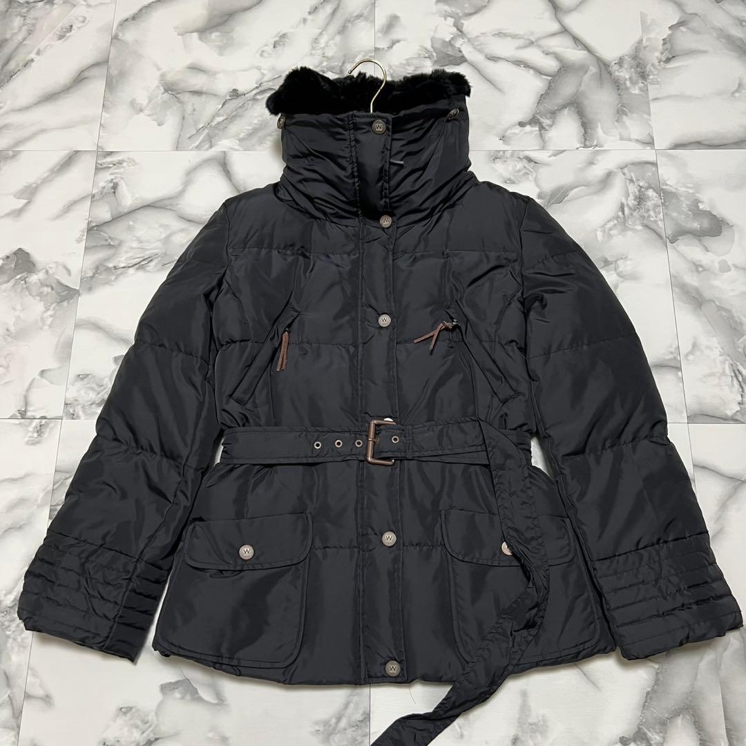 【美品】ウィークエンドマックスマーラ　ダウンジャケット　多機能　リアルファー