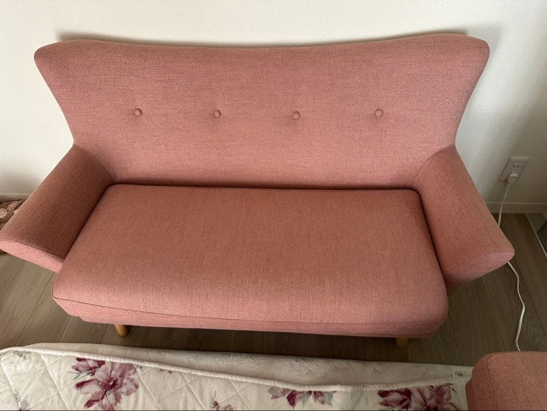 Francfranc フルレット ソファ ピンク