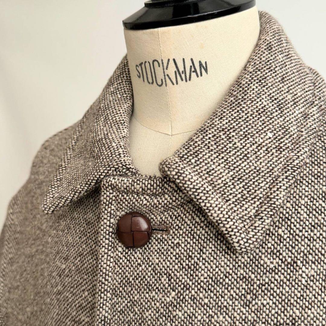 Brooks Brothers 英国製 ツイードハーフコート