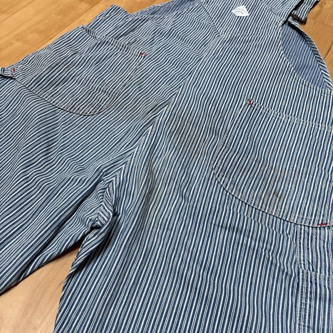 70's BIG MAC オーバーオール ヒッコリー　ライトオンス