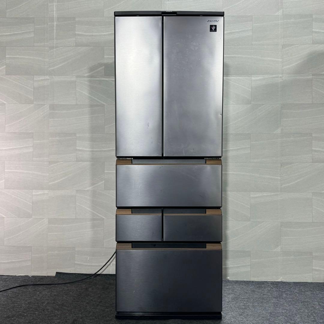 SHARP 457L 6ドア 冷蔵庫 高年式 2021年製 大容量 d2756