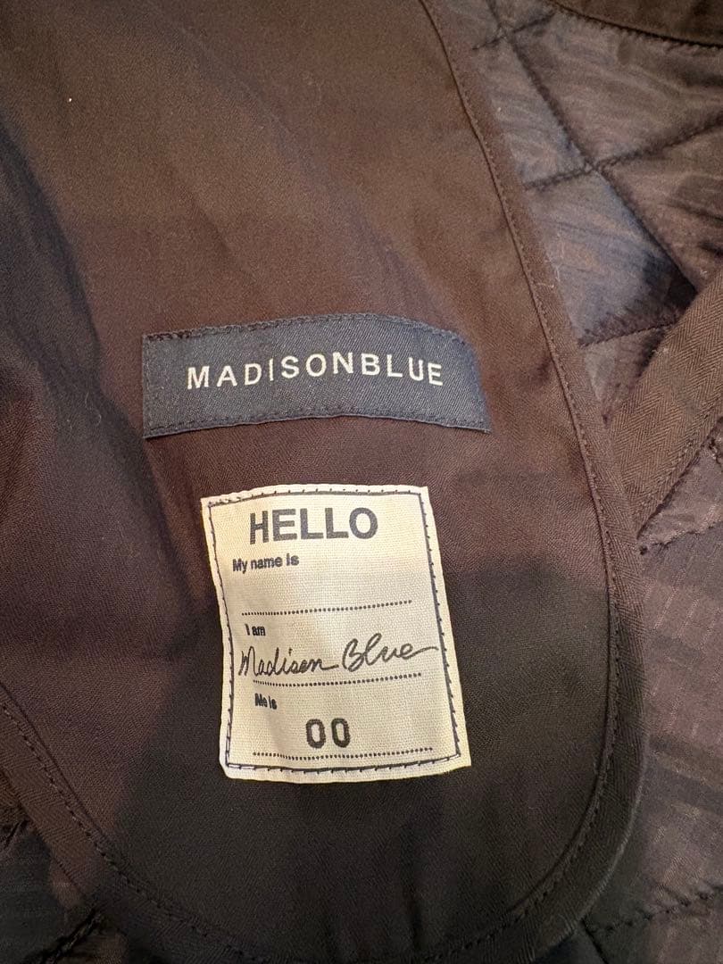 未使用マディソンブルー❤︎キルティングミモレスカートブラック00