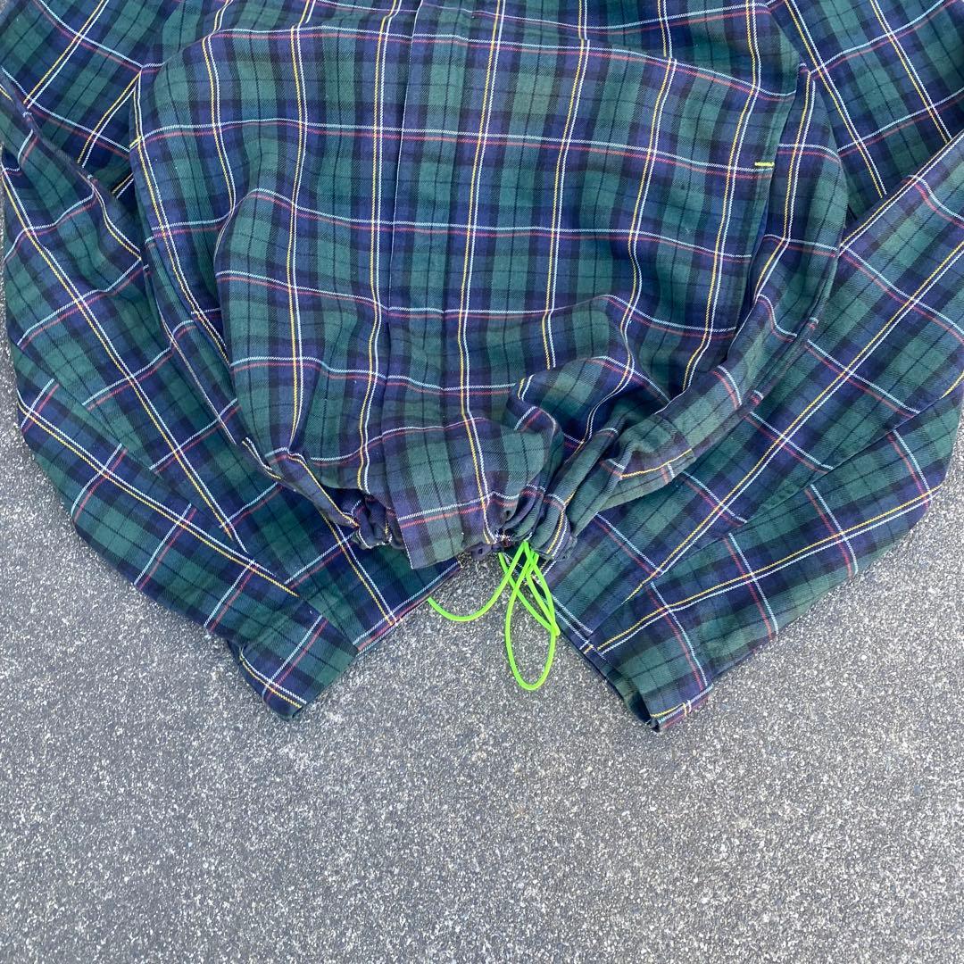 00s adidas 短丈 ジャケット y2k テック系 チェック 人気