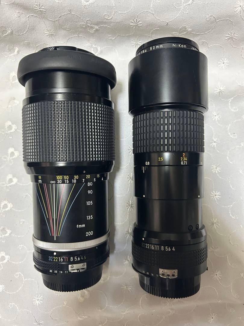 Nikomat EL＆Nikon AW-1 一眼レフカメラ レンズ付き