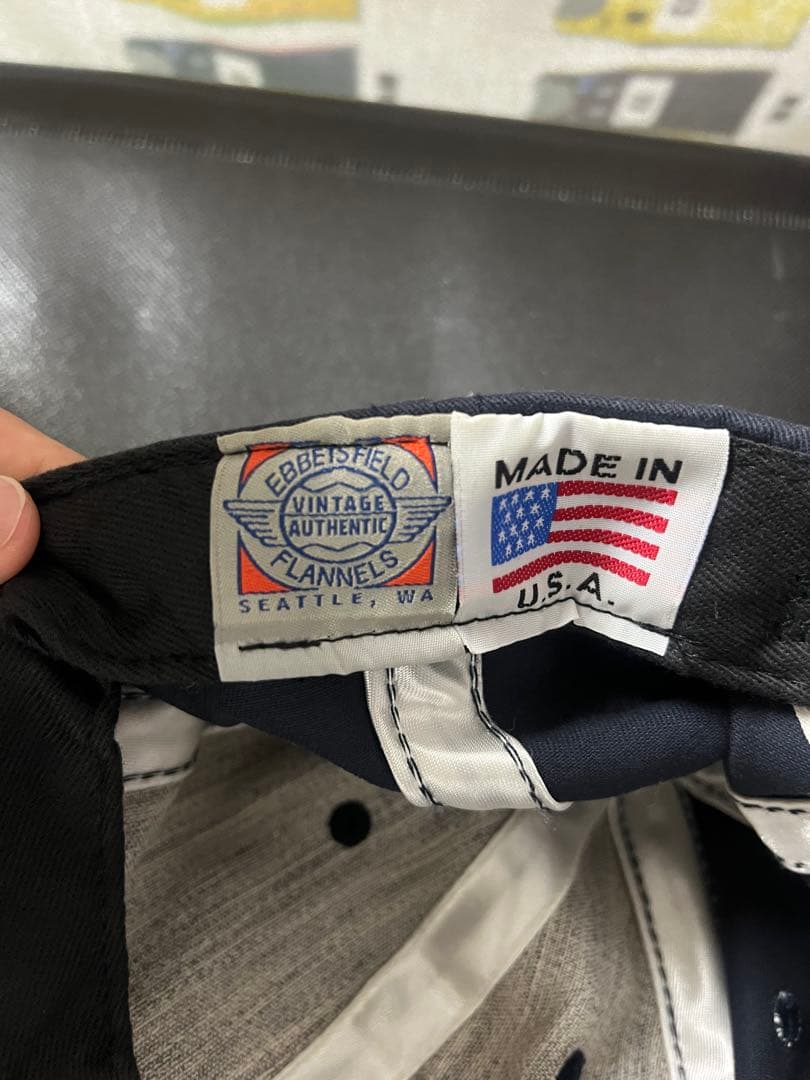 90s Ebbets Field Flannels キャップ　NYC刺繍