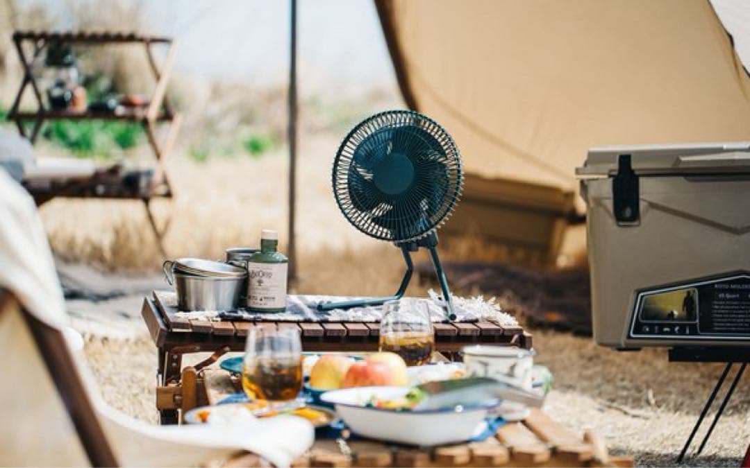 ポータブルコードレス扇風機 SF-PC171 ダークグリーン