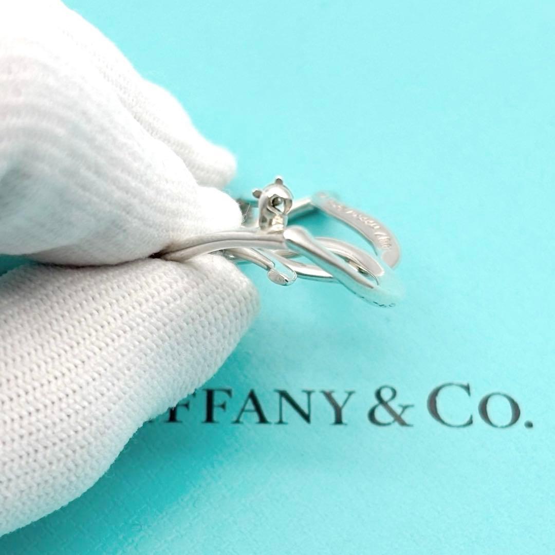 美品◎ ティファニー ダブルリーフブローチ シルバー925