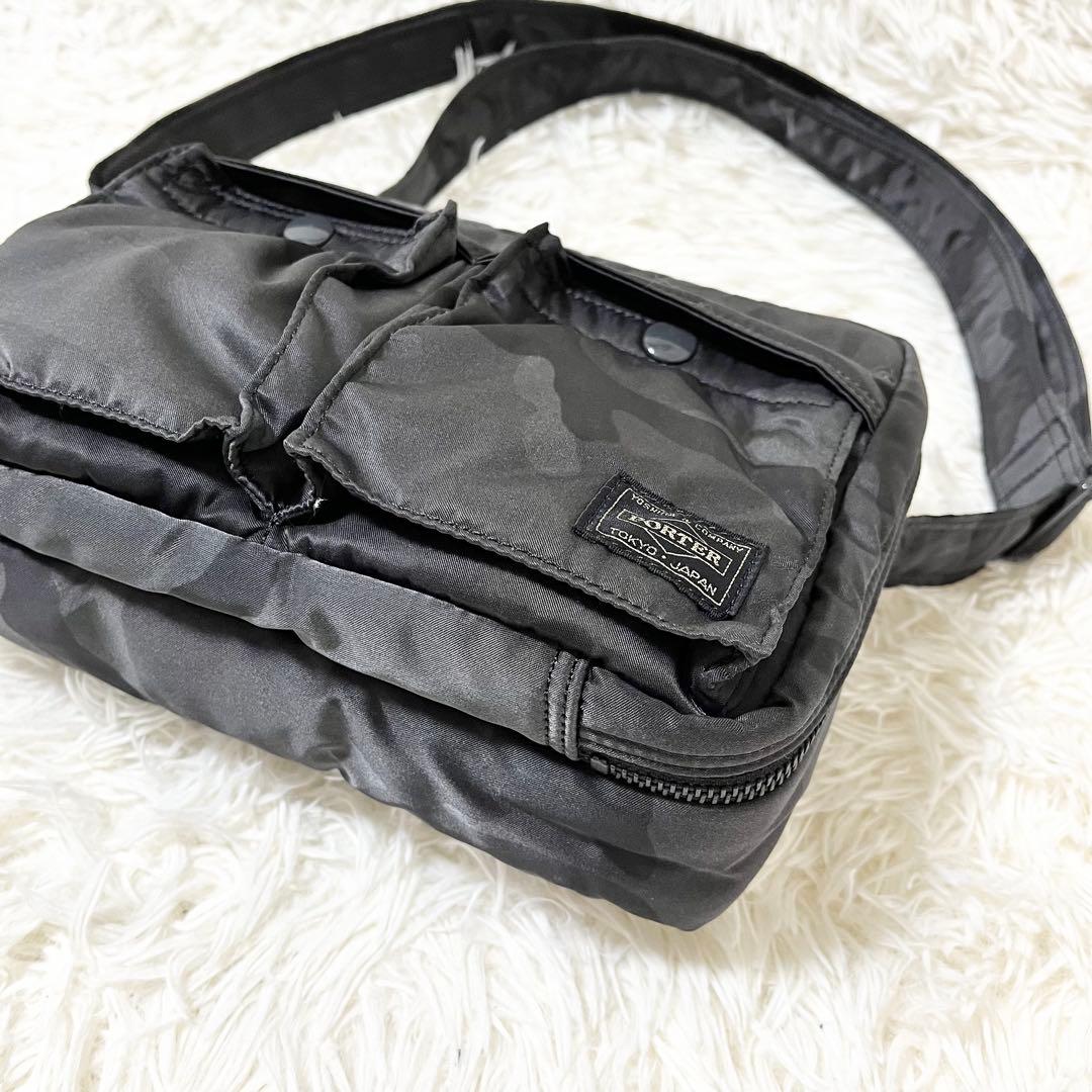 ✨極美品✨ポーター タンカー 30周年限定 ショルダーバッグ２層 迷彩