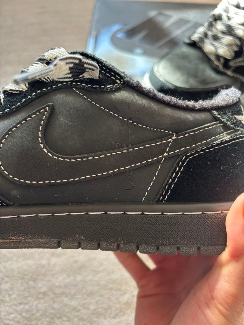 Nike travis scott ブラックファントム　27.5