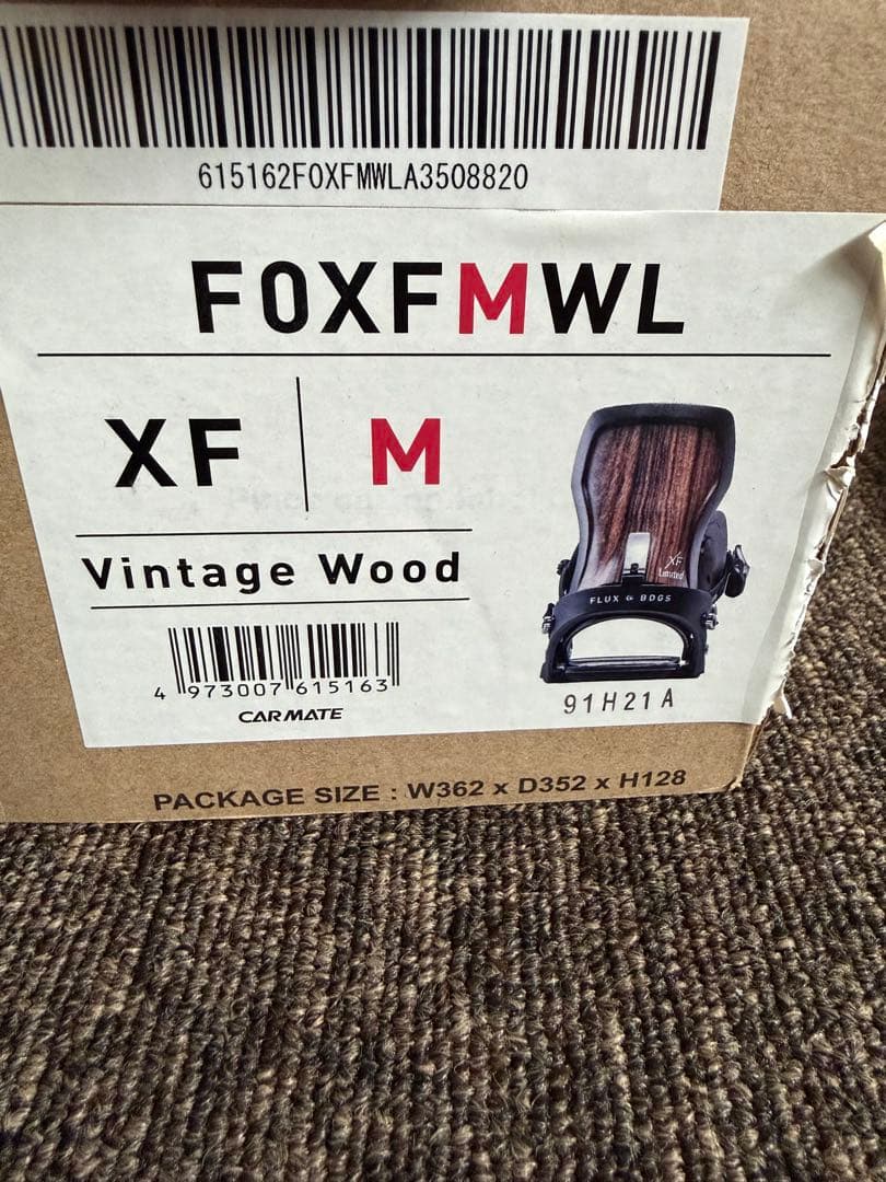 【週末限定価格】FLUX XF Limited ビンディングMサイズ　カービング