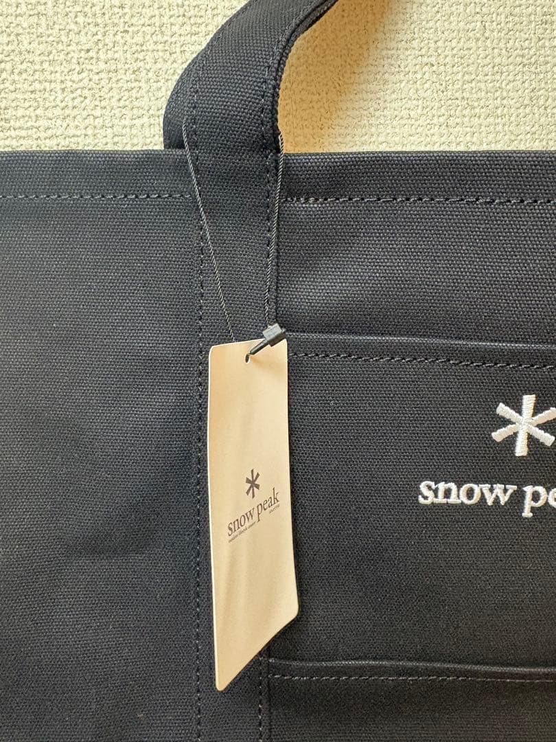 野遊びトート　Lサイズ　タグ付き　トートバッグ　スノーピーク　オンライン限定廃盤