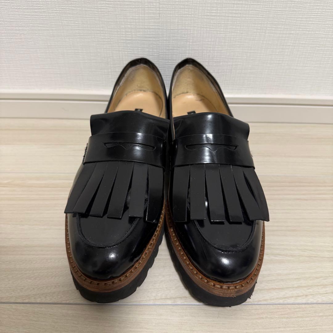 【大幅値下げ！】FABIO RUSCONI タンクソールキルト付きローファー