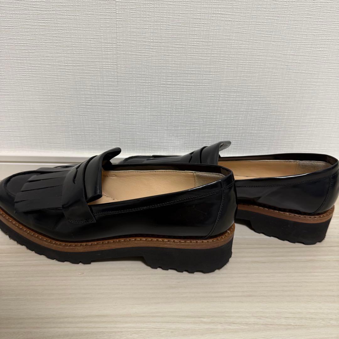 【大幅値下げ！】FABIO RUSCONI タンクソールキルト付きローファー