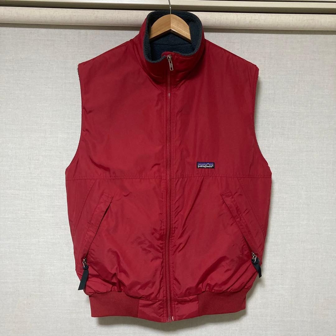 【希少品】90s パタゴニア ダウンベスト シェルドシンチラ レッド M