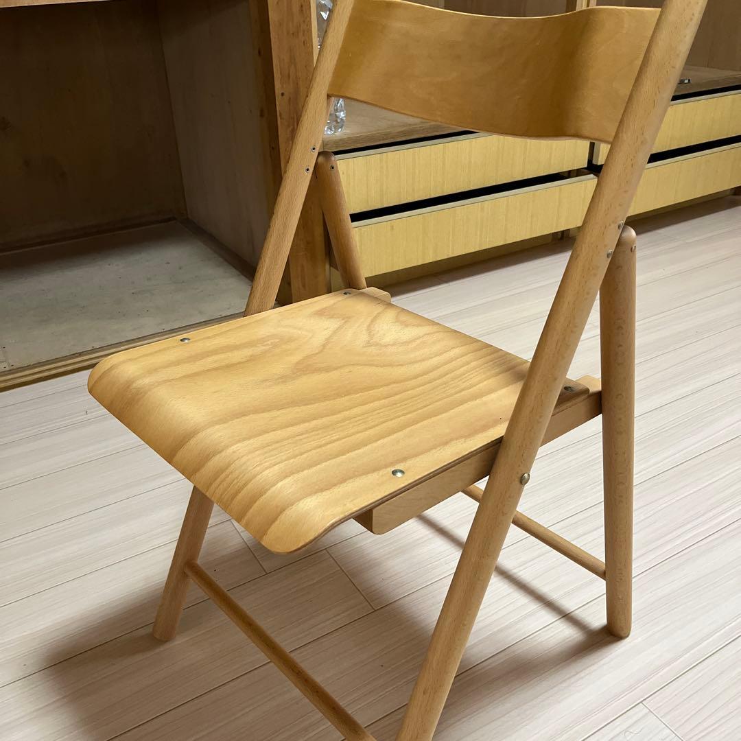 無印（廃盤）折りたたみ木製椅子