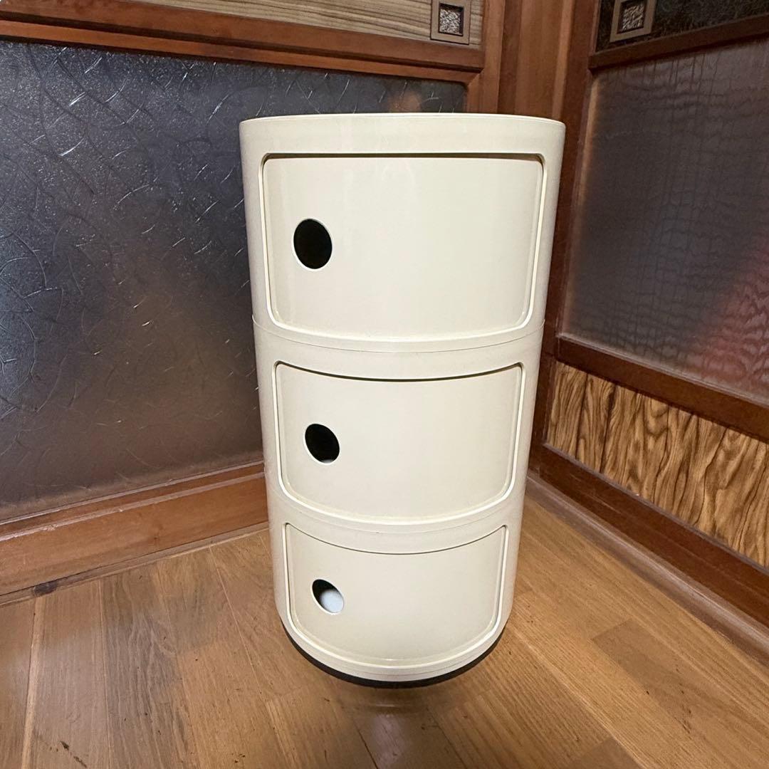 【美品】kartell COMPONIBILI コンポニビリ　三段