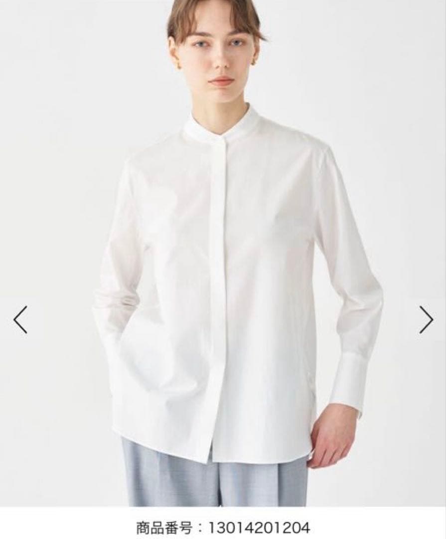 コンパクトブロード シフォンボウタイブラウス