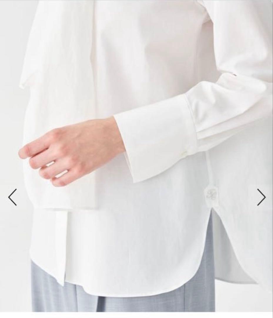 コンパクトブロード シフォンボウタイブラウス