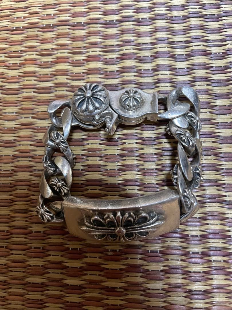 重厚 IDブレスレット クロス