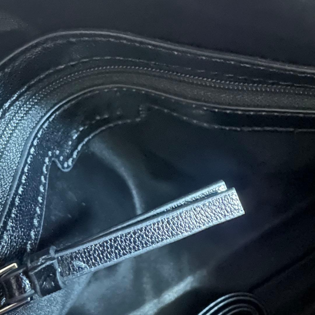 ジーナシス アンティークフェイクレザーボストン ブラック