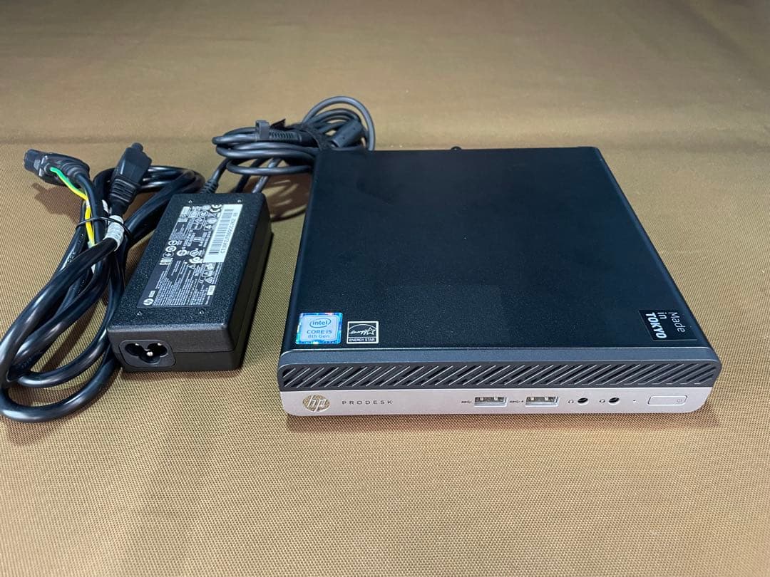 HP Prodesk 第8世代i5 超小型ミニPC SSD＋HDD
