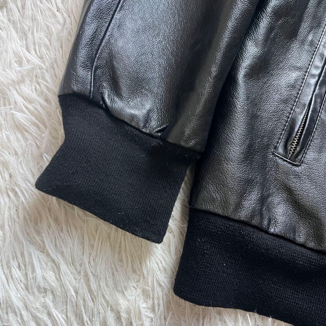 美品！！入手困難！メルセデスベンツ　レザージャケット　本革　ブラック　M