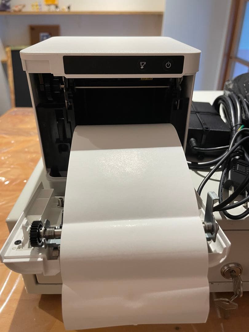 スター精密プリンター＋ホワイト ドロワー＋ロール紙