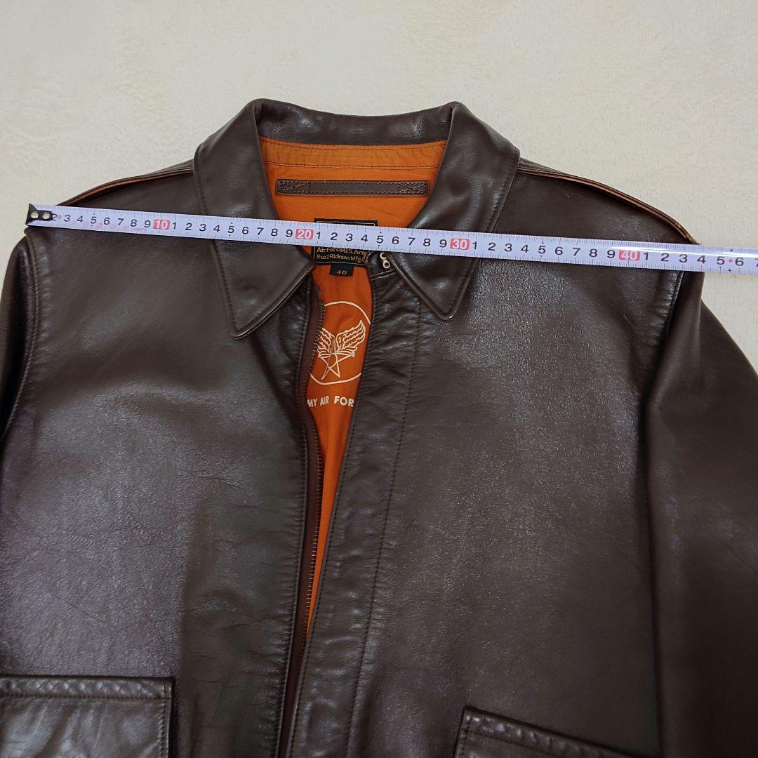 バズリクソンズ Buzz Rickson's A-2 レザージャケット 40