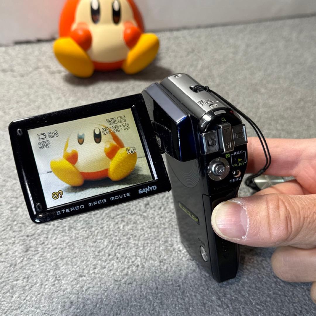 ☆動作OK SANYO Xacti DMX-CG6型 バッテリー＆SDカード付き