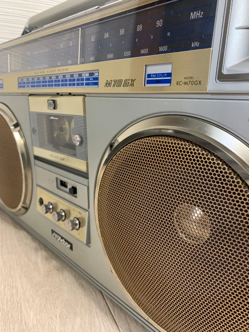 希少美品！ビクター Victor ラジカセ RC-M70GX ゴールド　整備品