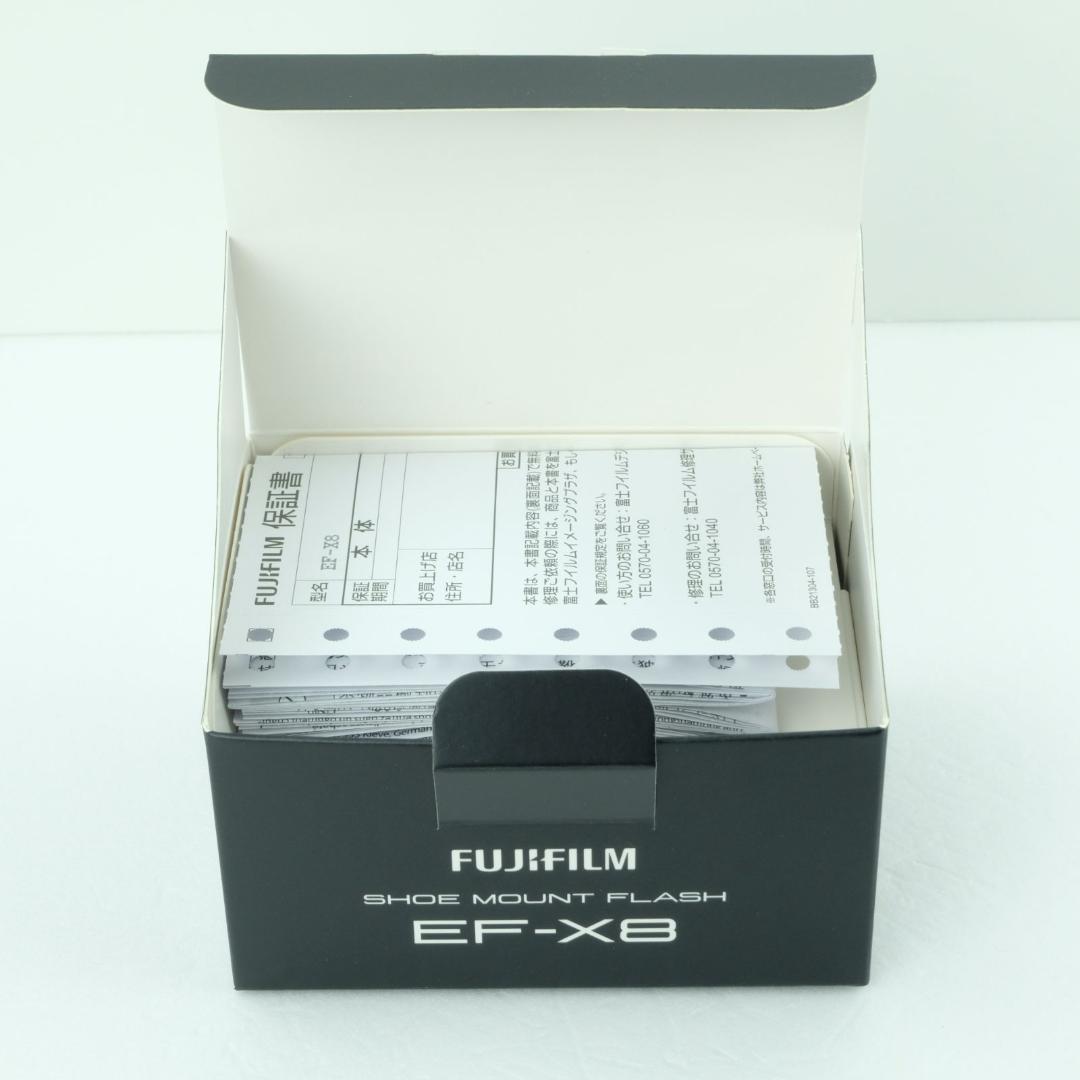 フジフィルム FUJIFILM EF-X8 シューマウントフラッシュ 新品未使用