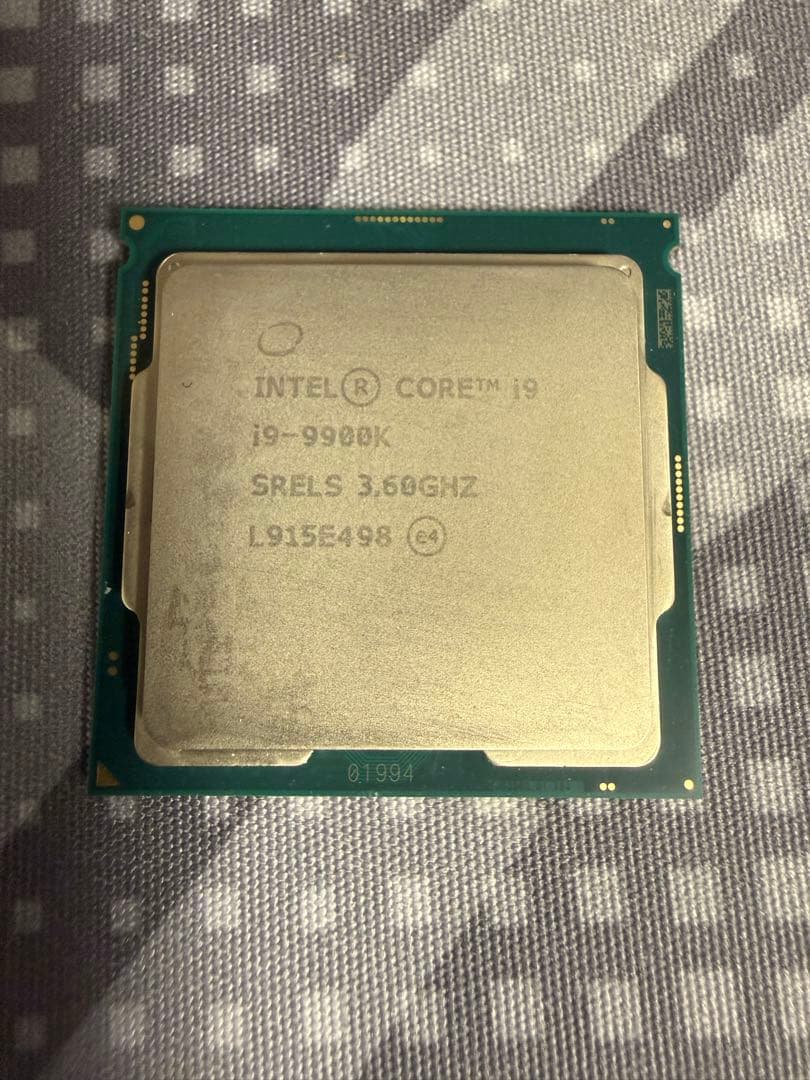 CPU Intel Core i9-9900K CPU 3.6GHz