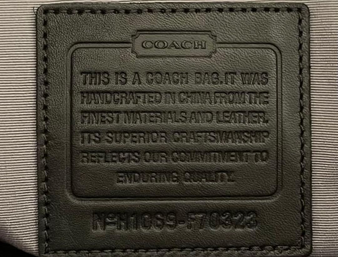☆COACH 2wayショルダービジネスバッグ 黒 A4