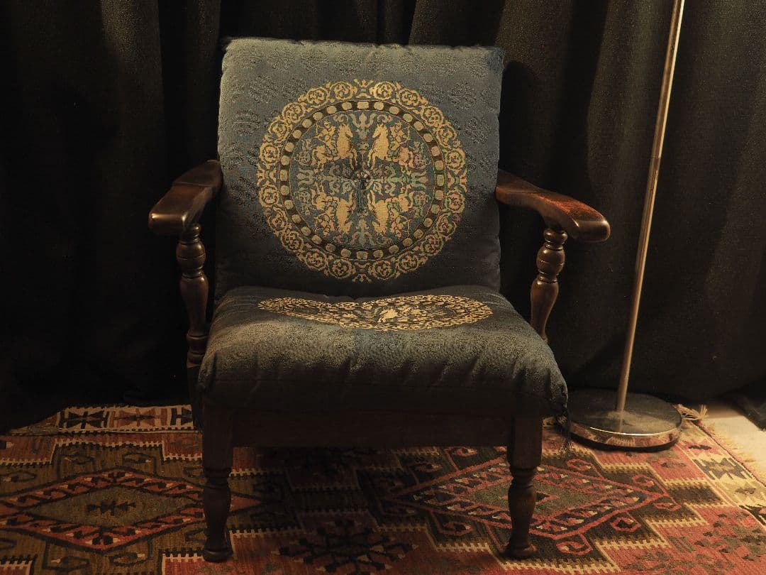 【値引中】“飛騨産業”キツツキアーム1pソファB