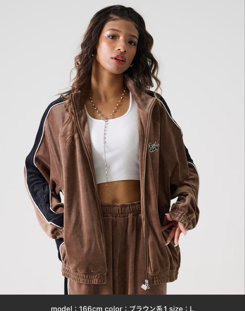 fubu ベロアジャケット