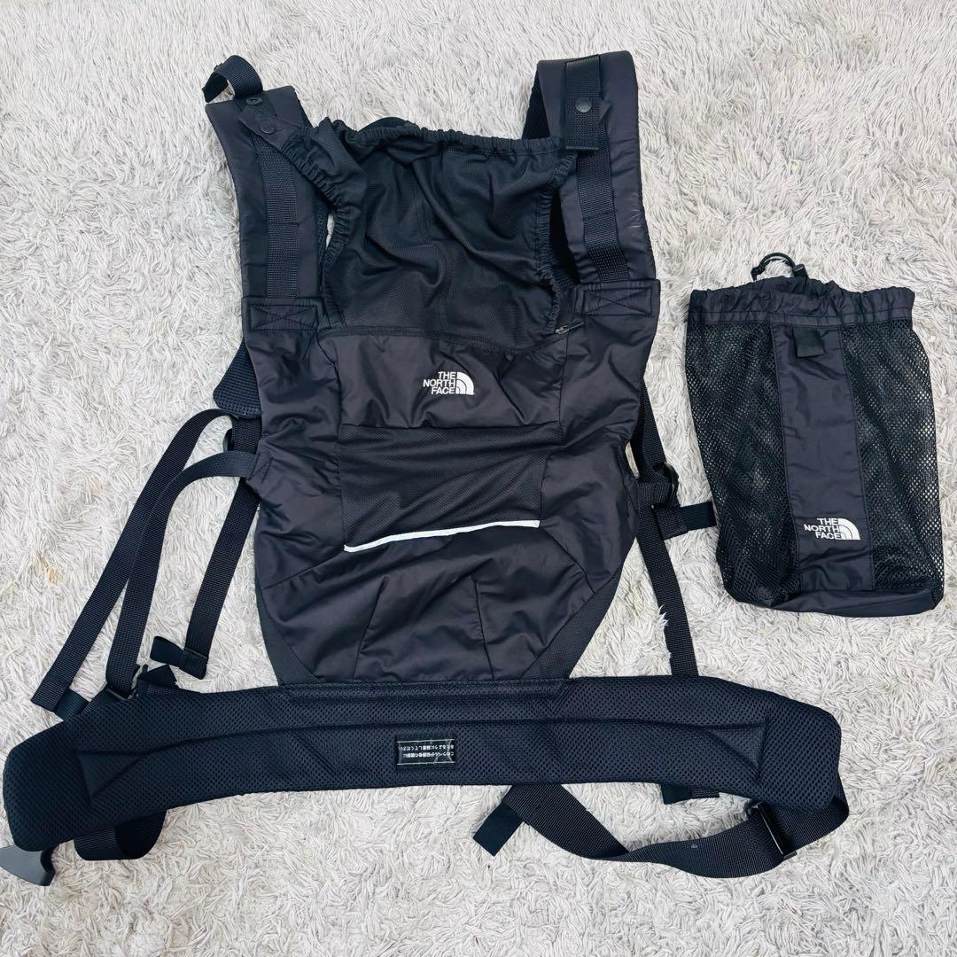 THE NORTH FACE 抱っこ紐 ブラック 収納袋付き