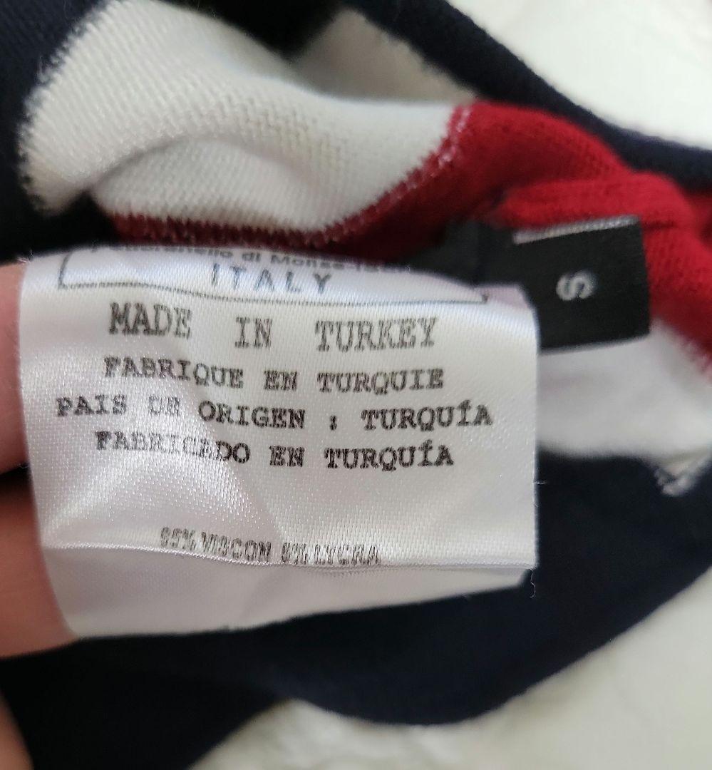 MONCLER ネイビー Vネック セーター