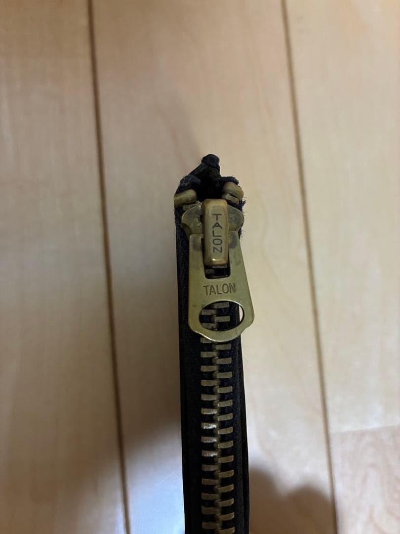 tenderloin レザー ケース 黒 TALONジッパー