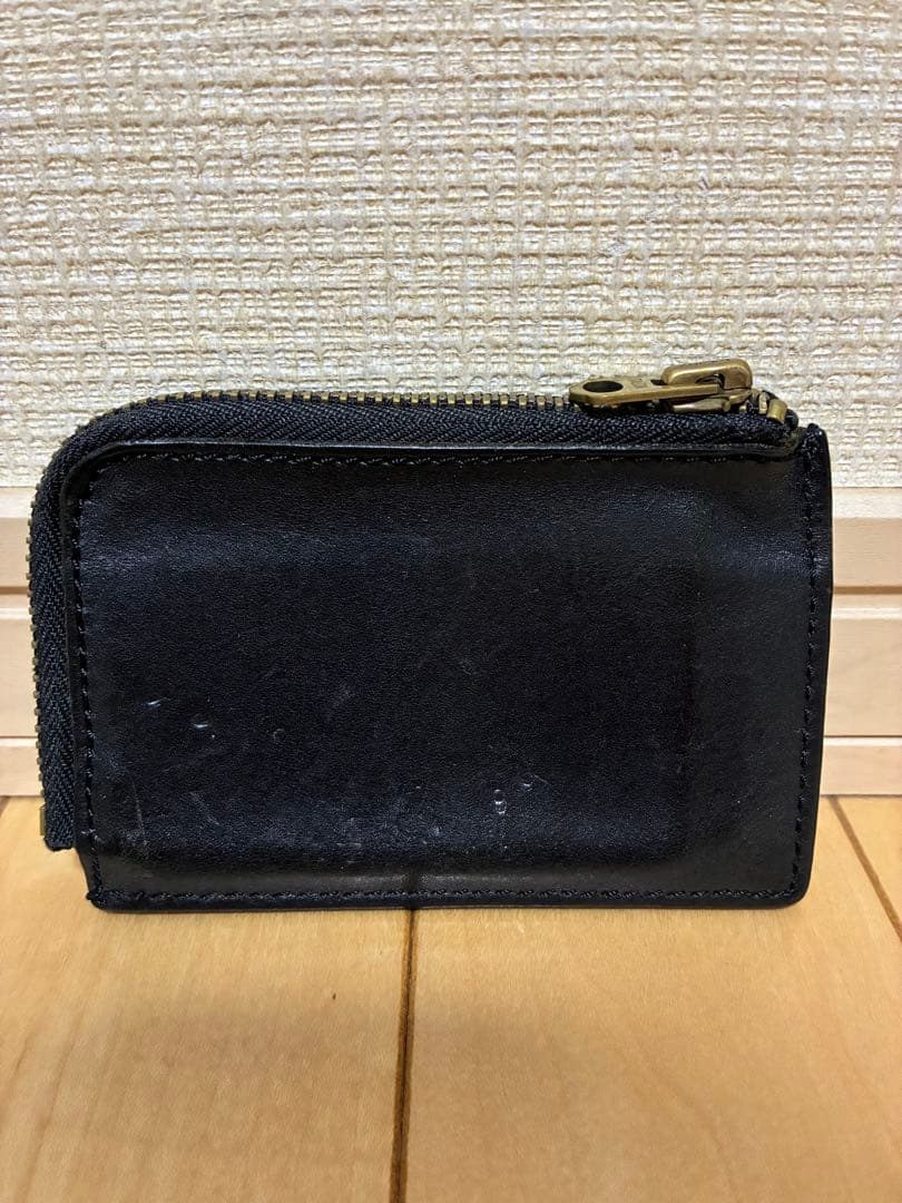 tenderloin レザー ケース 黒 TALONジッパー