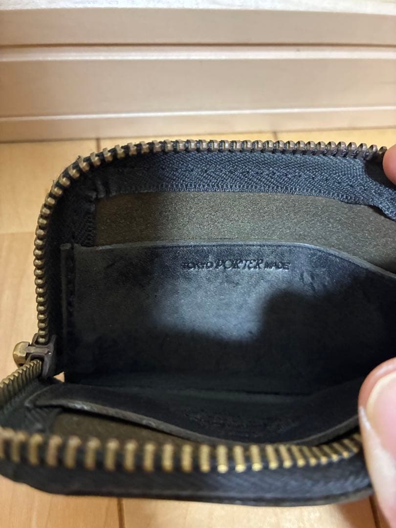 tenderloin レザー ケース 黒 TALONジッパー