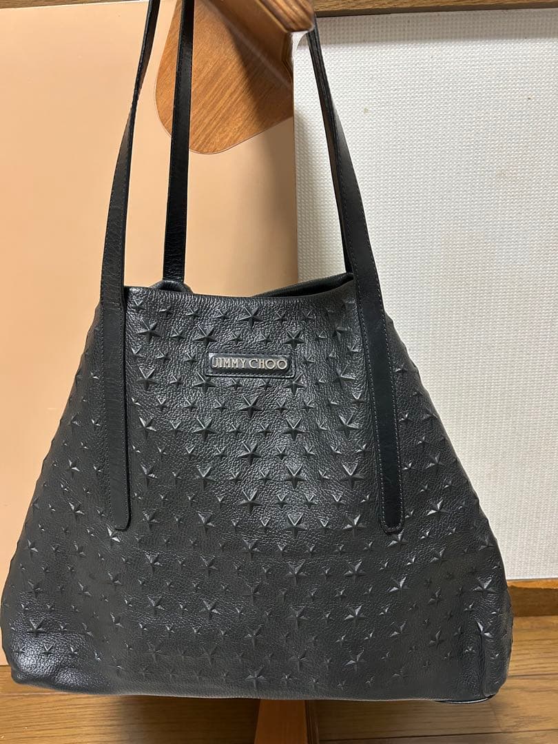 Jimmy Choo ジミーチュウ　ブラック　トートバッグ