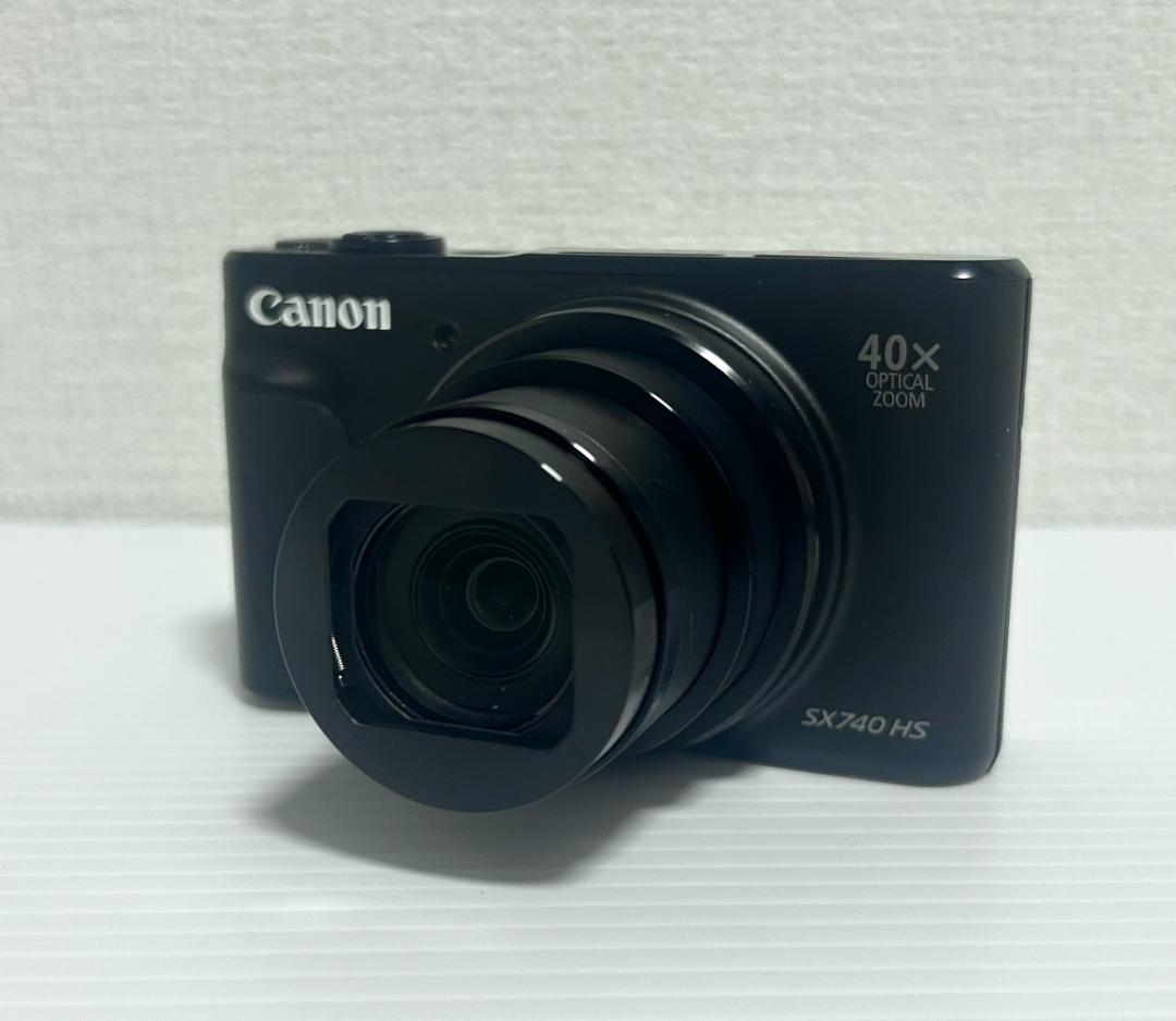 【24時間以内/匿名配送】美品 キャノン パワーショット SX740HS 黒