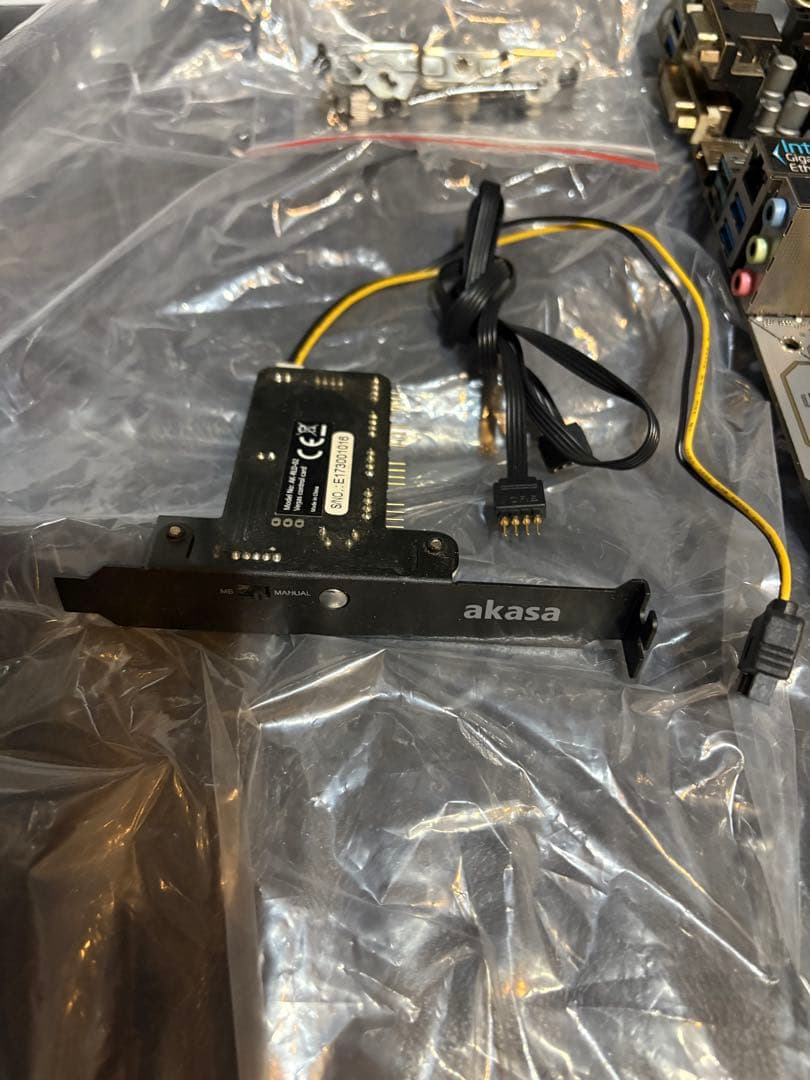 intel i7 8700k+マザボasrockZ370pro4+メモリ、電源