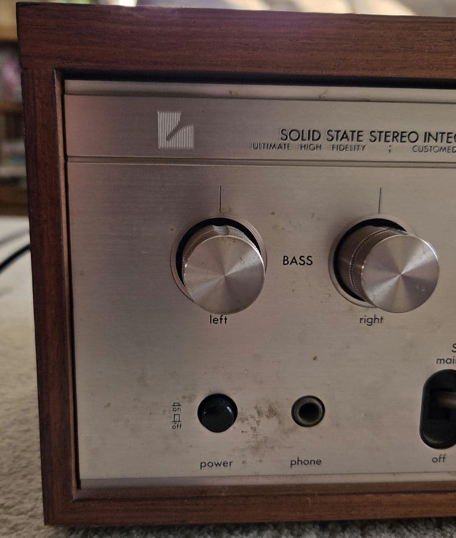 LUXMAN L-504 トランジスタ プリメインアンプ