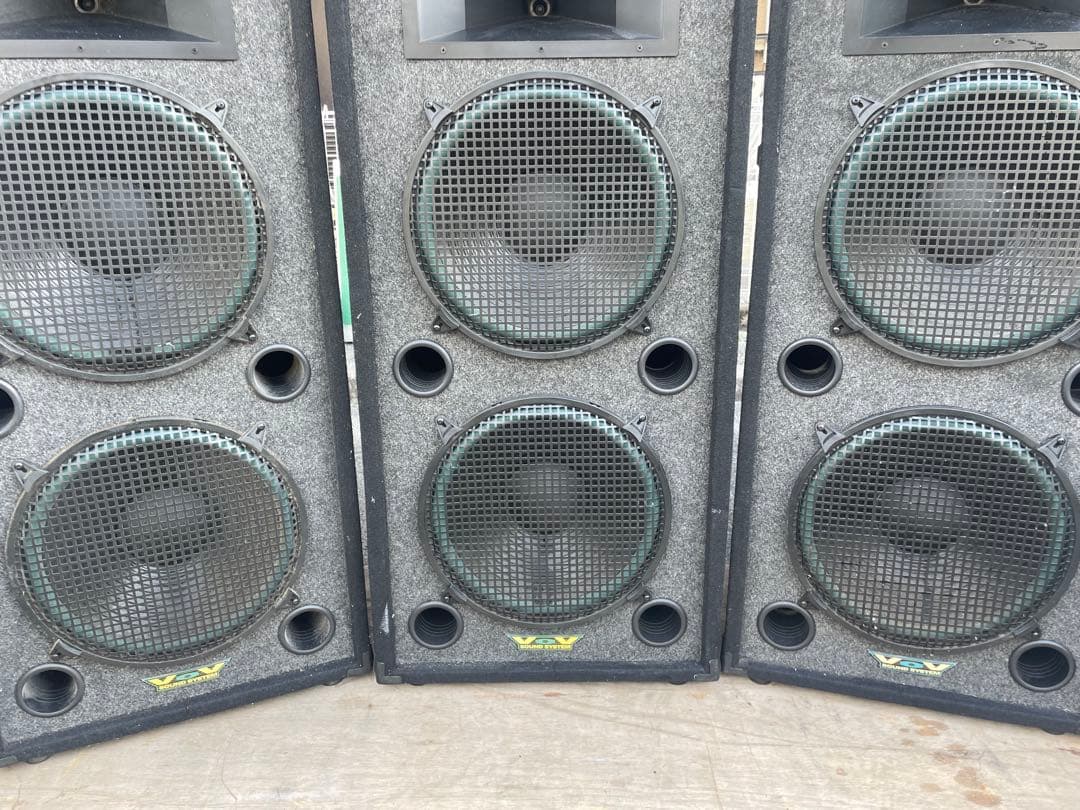 大型ＰＡ VOV　スピーカーシステム　SPS-2514 3個　大阪府引き取り限定